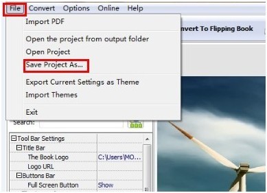 Save customize file in a proper way