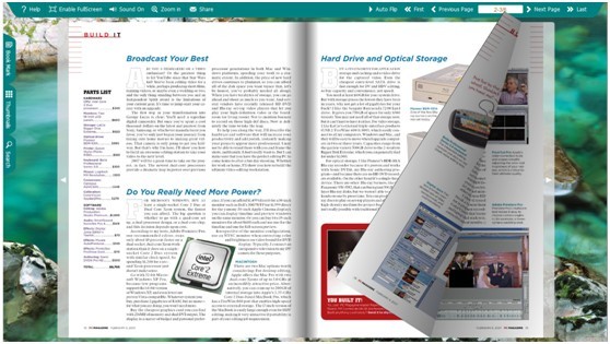 where to find the neat templates in flip book maker for office