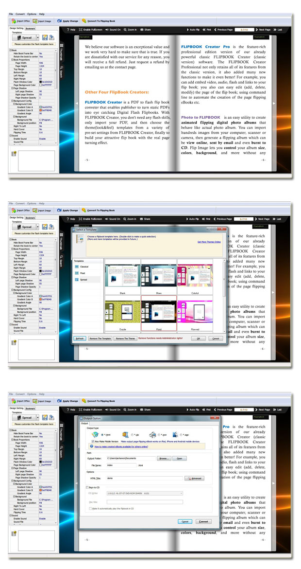 Flip Book Maker for Office screenshot