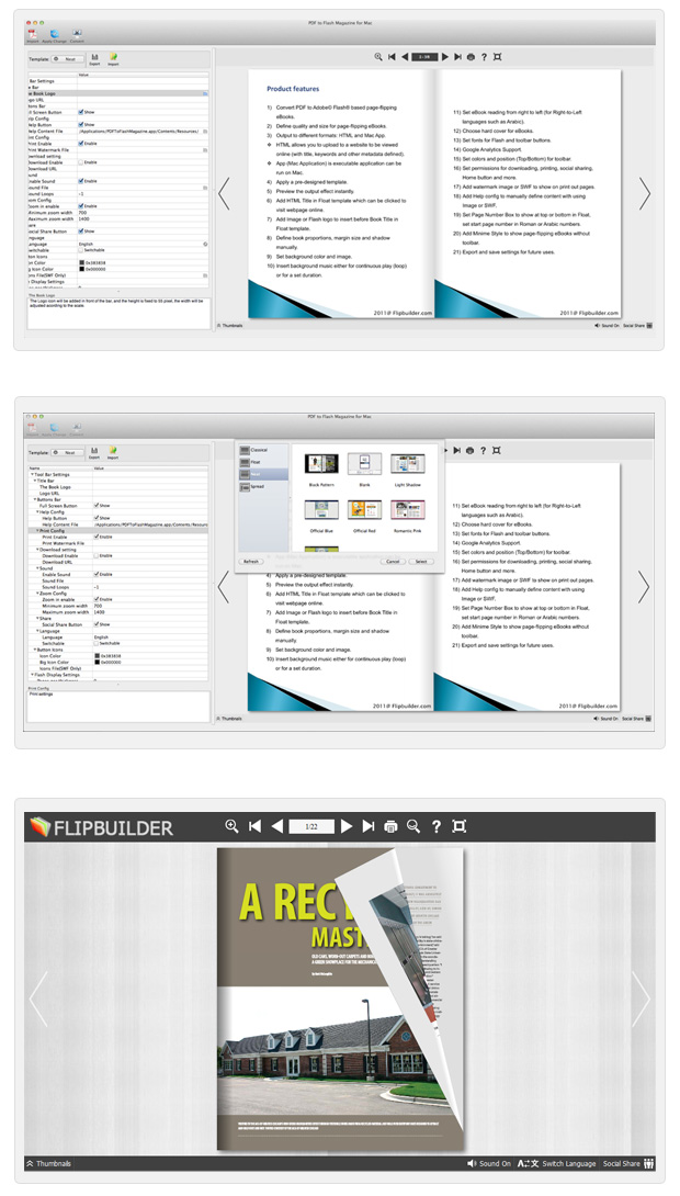 Flip Book Maker for PDF Mac 1.7 full