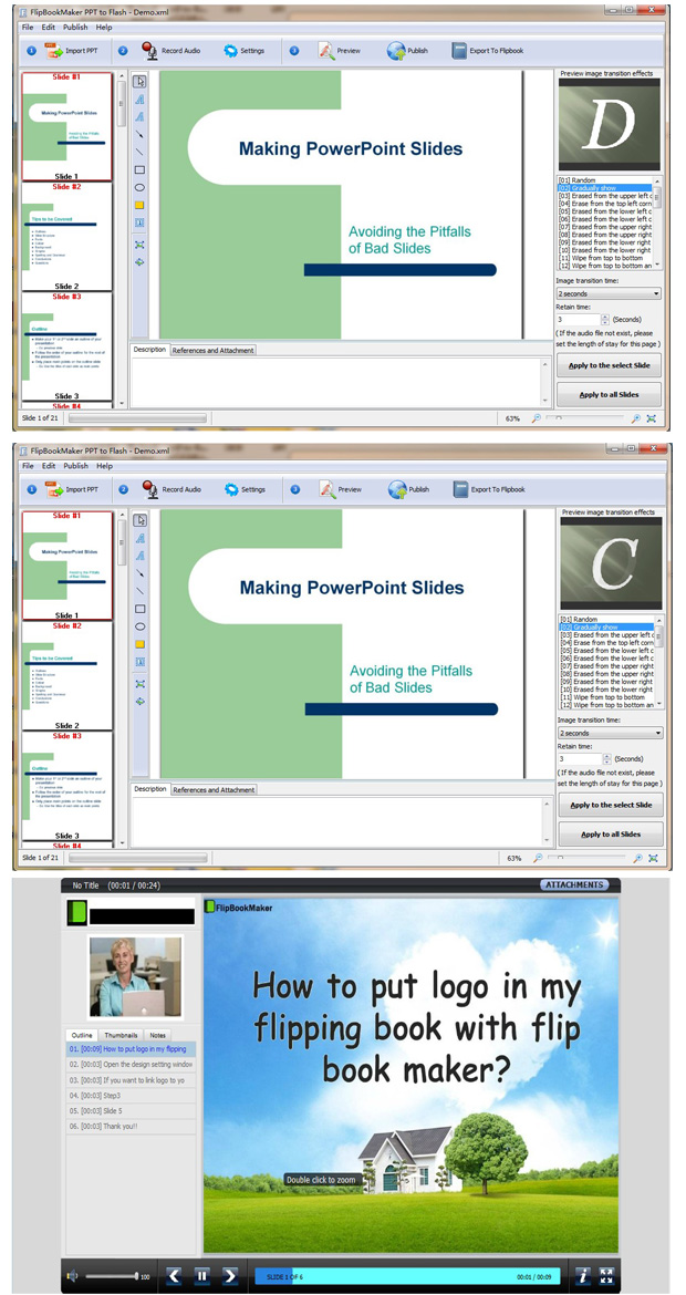 FlipBookMaker PPT to Flash (Freeware) 1.0 full