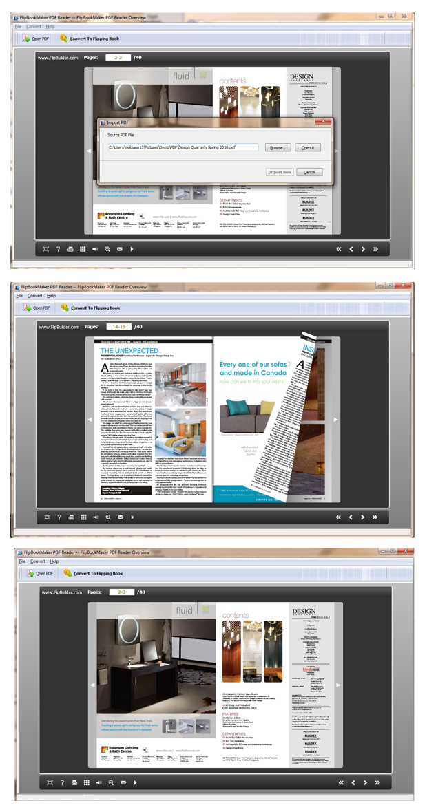 Windows 8 FlipBookMaker PDF Reader(freeware) full