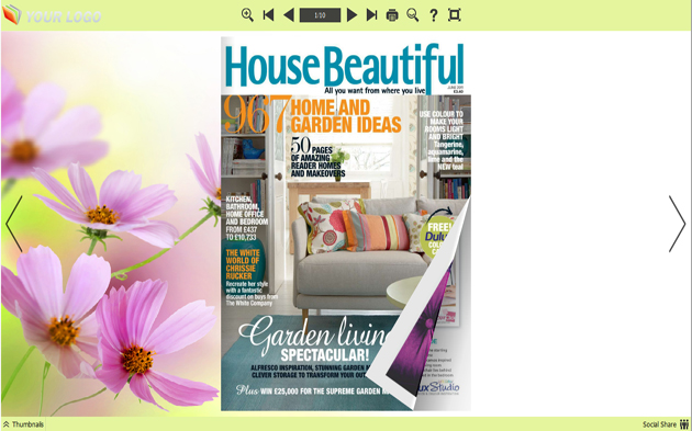 Flip Book Maker Themes for Flower and Leaves screenshot Flip Book Maker Themes for Flower and Leaves screenshot