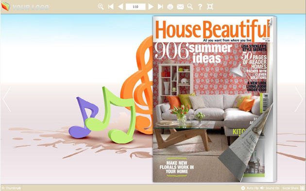 Flip Book Maker Themes of Musical Note 1.0 full