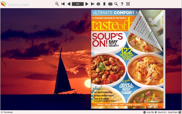 Flip Book Maker Themes for Sunset screenshot Flip Book Maker Themes for Sunset screenshot